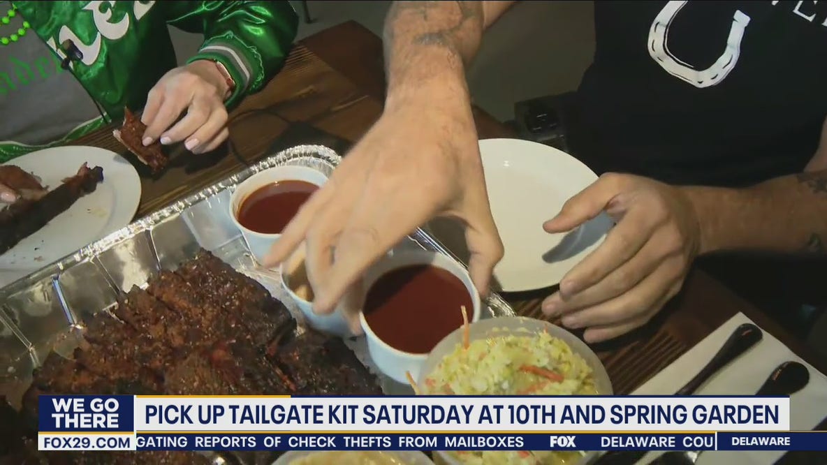 The Lucky Well offering take-home tailgate food